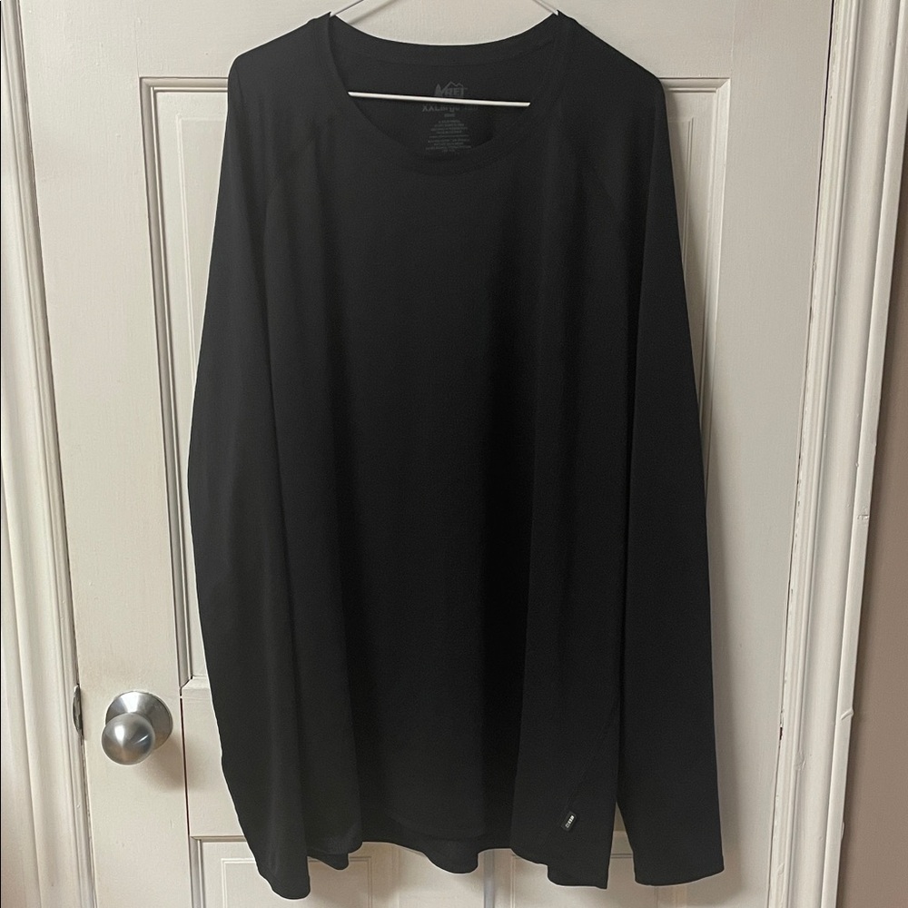 REI black mesh long sleeve base layer shirt  men’s size XXL tall